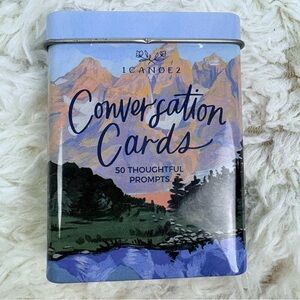 1Canoe2 Conversation Cards - Thoughtful Prompts 50 cards tin set